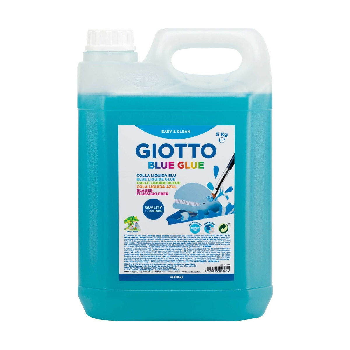 Vloeibare lijm GIOTTO Blue Glue, jerrycan van 5.000 ml