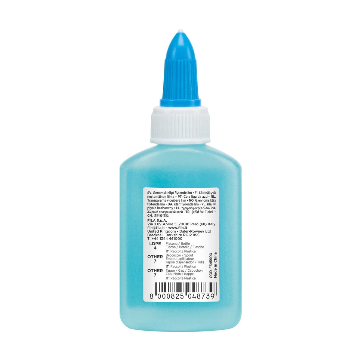 Vloeibare schoollijm GIOTTO Blue Glue, blauw, 40 ml