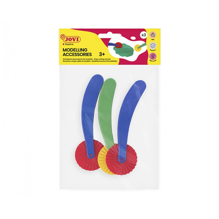 JOVI snijwieltjes voor plasticine en klei, 3 stuks – afbeelding 2