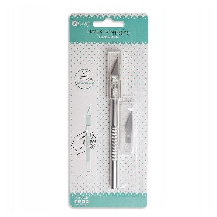 DP Craft hobbymes met 3 verwisselbare mesjes, 14,5 cm