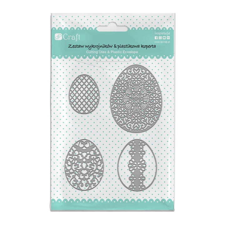 DP Craft snijmal Easter Eggs paaseieren, 4 stuks