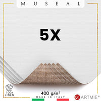 Proefstukjes linnen schildersdoek ARTMiE MUSEAL 14 × 14 cm, 5 stuks – afbeelding 2