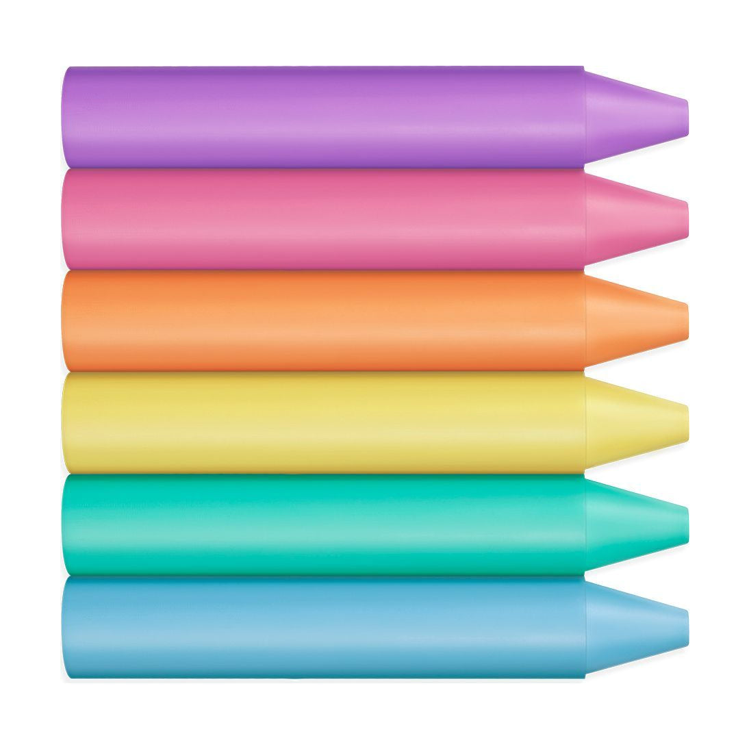 Waskrijt JOVI Jumbo pastelkleuren, 60 stuks met puntenslijper