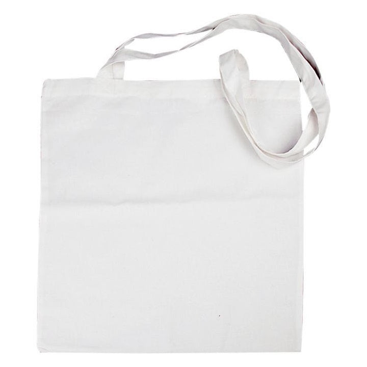 White Cotton Shopping Bag, 38 x 42 cm