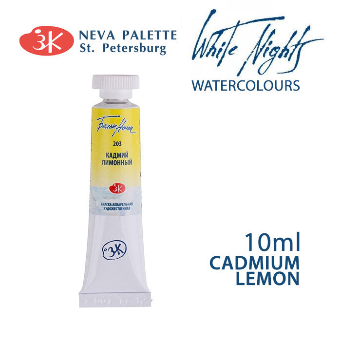 White Nights Watercolor Paint 10 ml | various shades - Cadmium Lemon