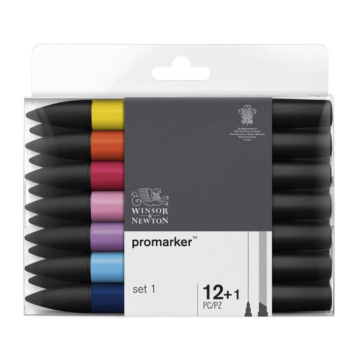 Winsor & Newton Promarker Set of Markers, Basic Shades