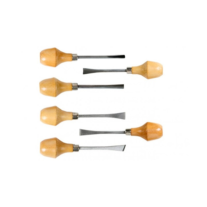 Wood Carving Chisels, Set of 6, CHWCS05