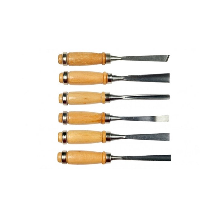 Wood Carving Chisels, Set of 6, CHWCS09