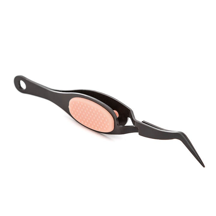 Gebogen pincet 13 cm voor precisiewerk