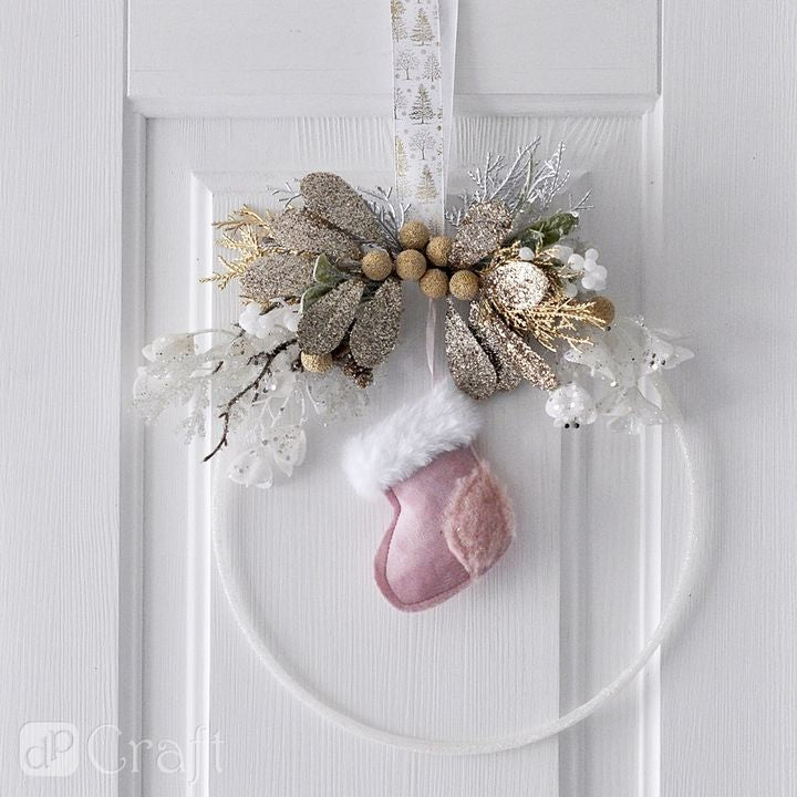 DP Craft decoratietak goud met kristallen, 26 cm – afbeelding 2