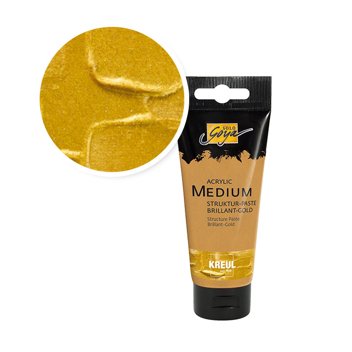 Kreul Solo Goya structuurpasta Brilliant Gold 100 ml