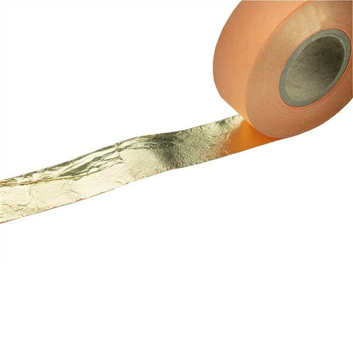 ARTMiE bladmetaal goud op rol, 2,5 cm × 50 m – afbeelding 2
