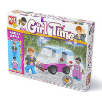 Block Tech „Girl Time” bouwset ijscowagen, 101 delen