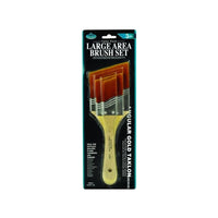 Schuine gessokwasten Royal & Langnickel, 3 stuks, goudkleurig haar