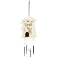Creativ Company houten windgong in molenvorm, 12 × 7 × 8 cm