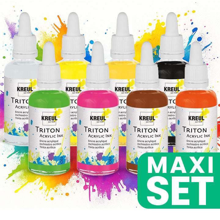 Kreul Triton acrylinkt set 8 × 40 ml