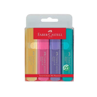 Faber-Castell 46 Pastel markeerstiften set 4 stuks