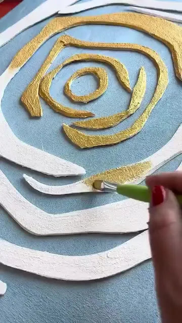 Reel — ARTMiE MIDAS gold paste in use